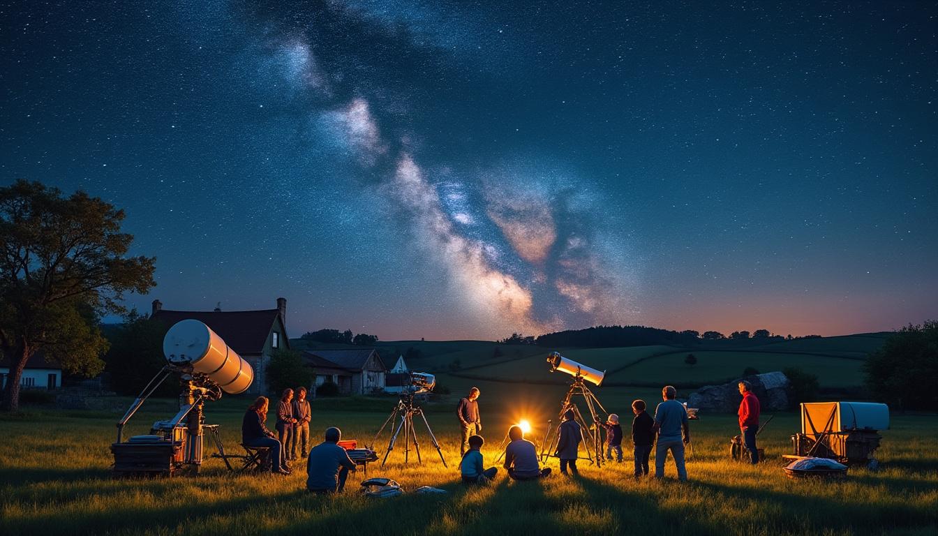découvrez le club d’astronomie villages du ciel aux herbiers avec son nouveau site d’observation au boistissandeau, un lieu idéal pour explorer les étoiles et partager la passion du ciel.