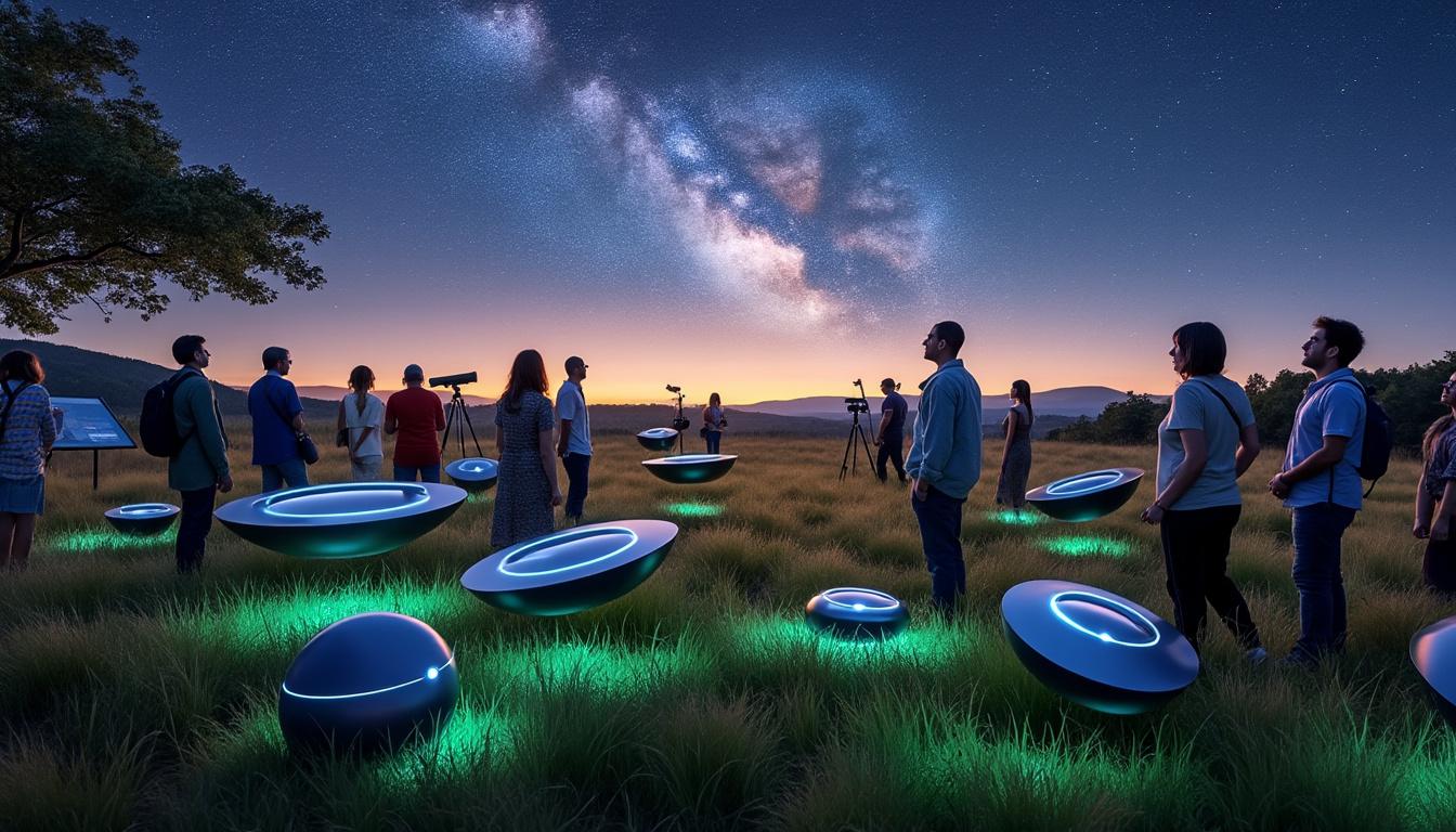 découvrez micro-gravité, une installation sonore immersive unique au cœur du festival de l'astronomie, qui vous plonge dans l'univers fascinant de l'espace et des étoiles.