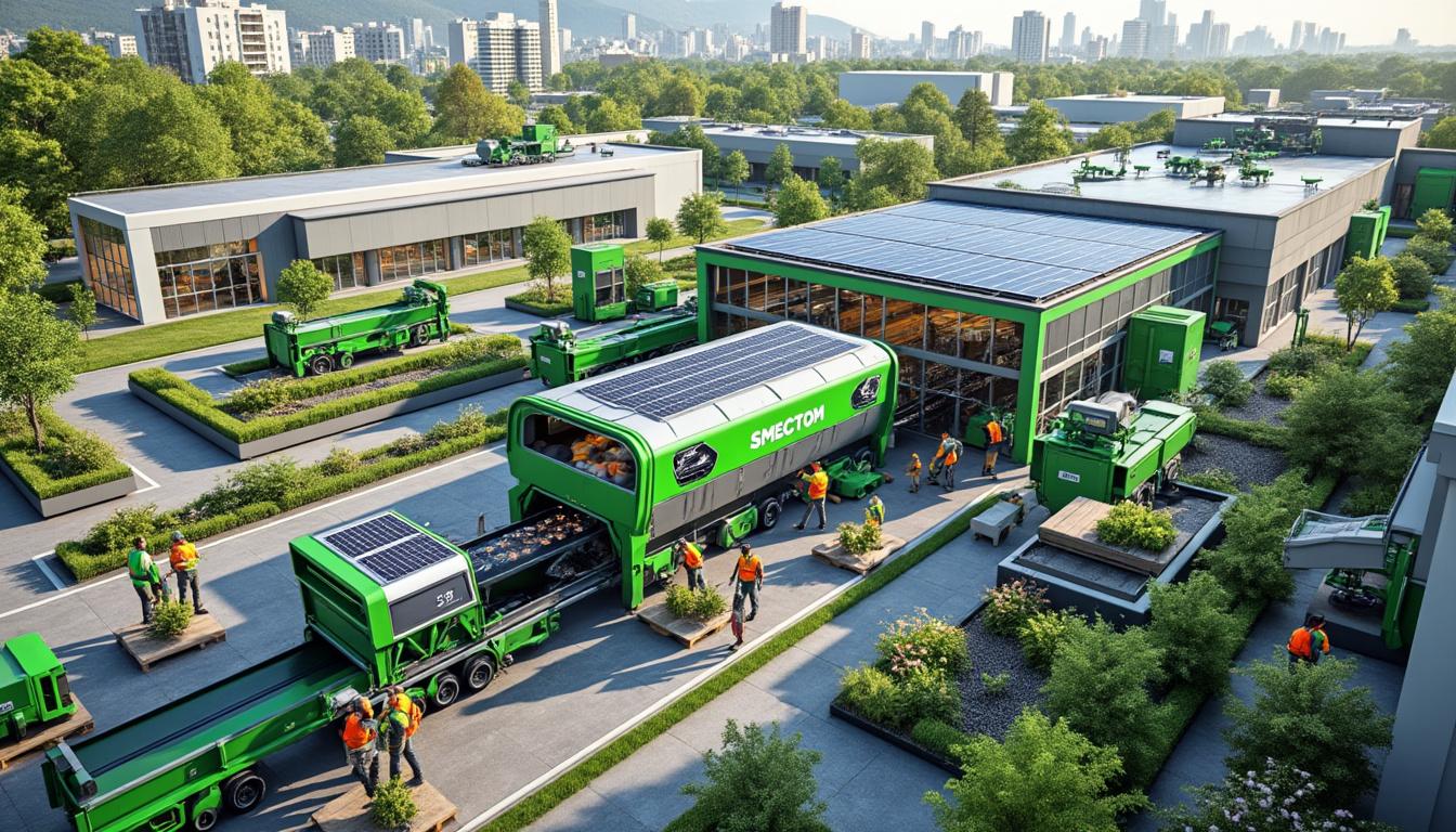 smectom : allier gestion efficace des déchets, innovation technologique et insertion sociale pour construire un avenir durable et responsable.