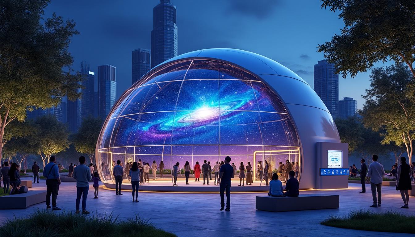 découvrez bientôt un mini-planétarium modulable ouvert au public, une expérience unique pour explorer les étoiles et les merveilles de l'univers.