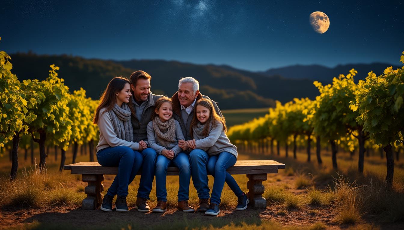 découvrez l'histoire d'une famille passionnée à candillargues, entre vignes généreuses et nuits étoilées, où tradition et nature se rencontrent.