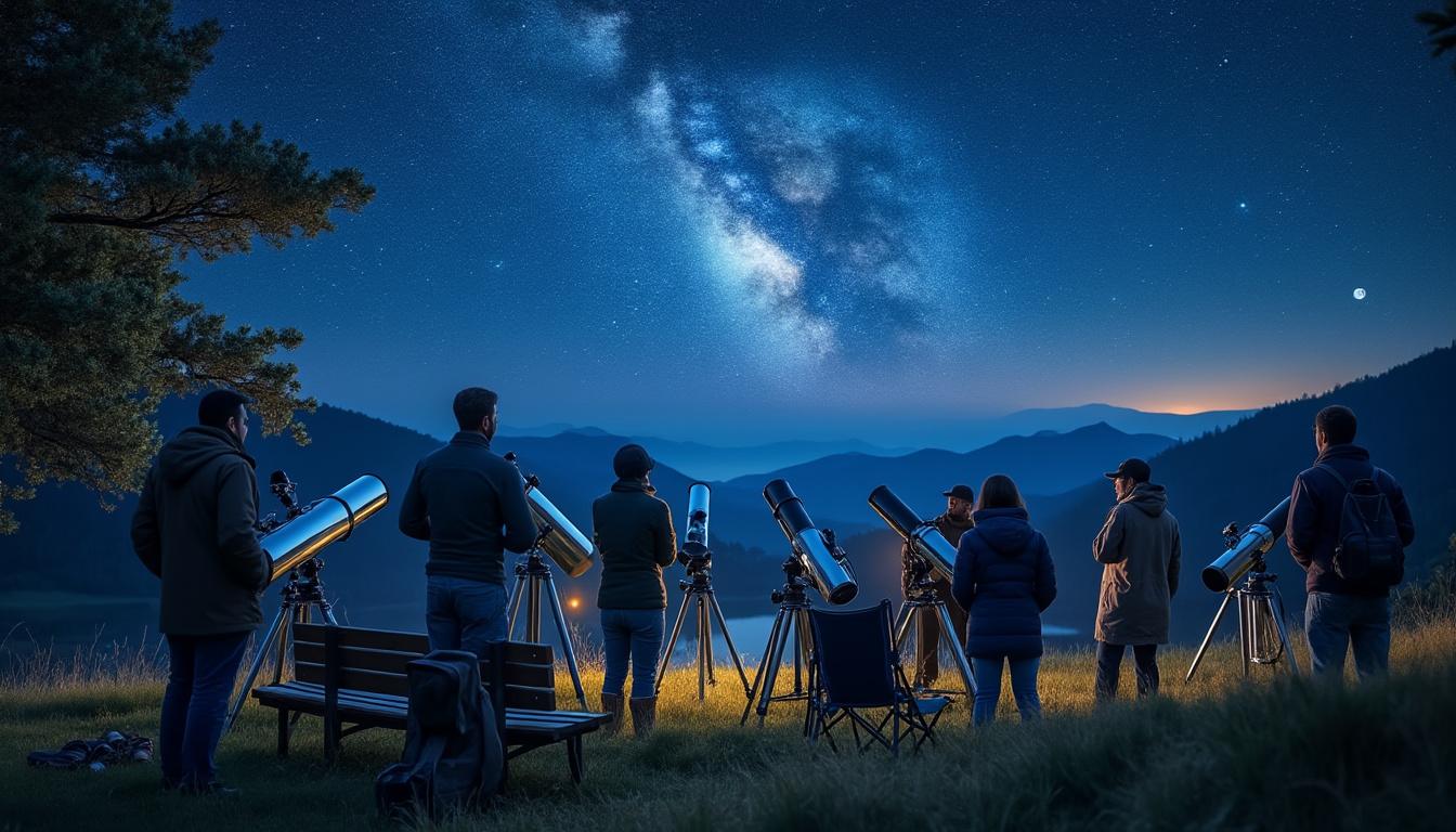 vivez une soirée magique à la découverte des étoiles et explorez le ciel nocturne pour admirer les merveilles de l'univers.