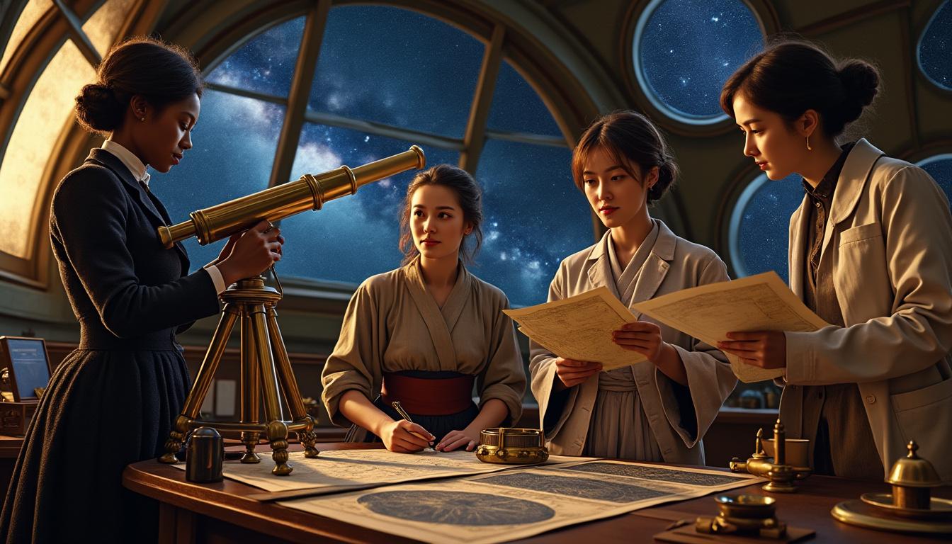 participez à notre atelier-visite et découvrez l'histoire inspirante des femmes pionnières de l'astronomie, leurs contributions majeures et leur impact sur la science.