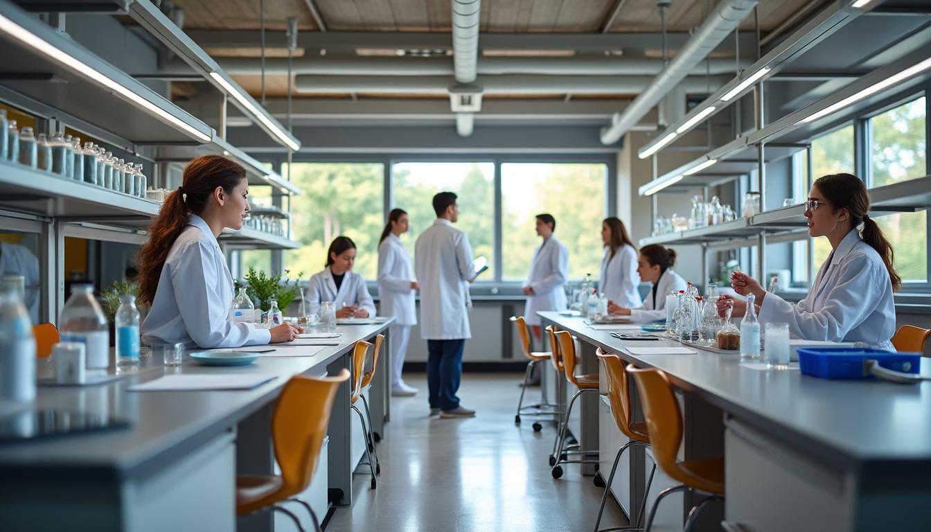 au lycée banville de moulins, découvrez comment un groupe de lycéennes cultive une passion intense pour la biologie, explorant le monde vivant avec enthousiasme et curiosité.