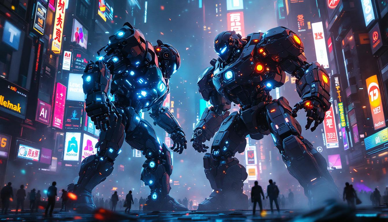 découvrez le duel acharné des géants de la technologie américaine dans le domaine de l'intelligence artificielle, une bataille qui façonne l'avenir numérique.