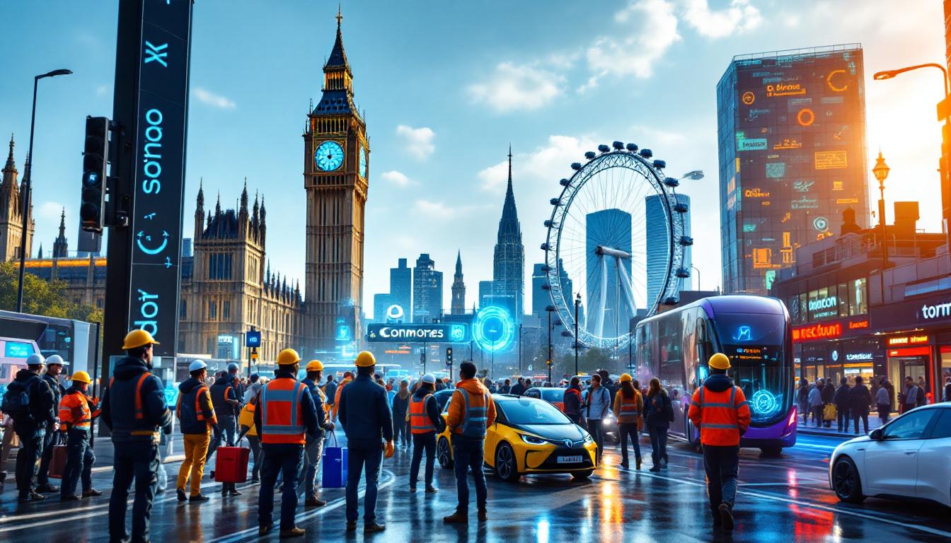 le royaume-uni propose un revenu universel financé par les grandes entreprises technologiques pour aider les travailleurs impactés par l'intelligence artificielle.