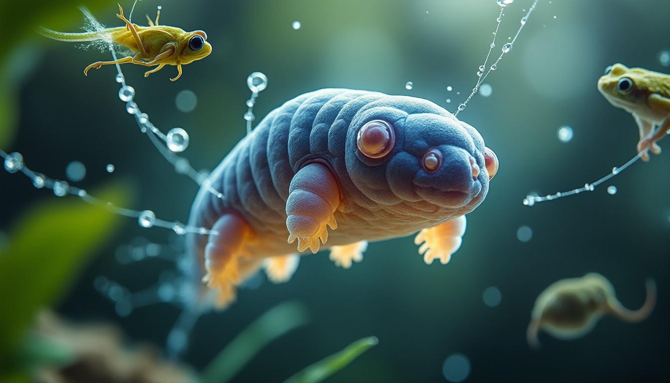 découvrez les incroyables capacités des tardigrades et explorez le potentiel de transfert de leurs caractéristiques uniques à d'autres espèces pour des avancées scientifiques prometteuses.
