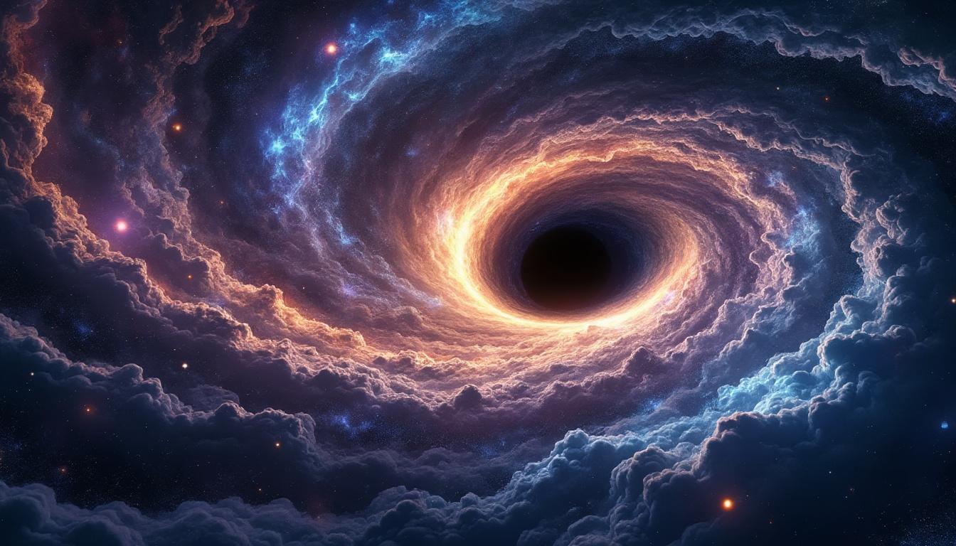 découvrez les secrets fascinants du cœur de la voie lactée et explorez le mystère inattendu d'un trou noir caché au centre de notre galaxie dans mirage cosmique.