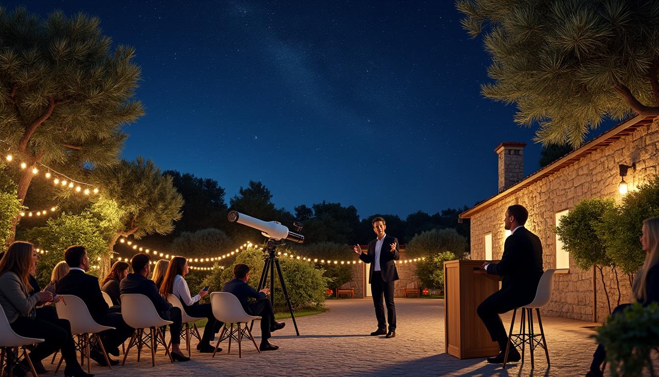 découvrez une soirée unique à saint-orens-de-gameville alliant une conférence captivante et une observation des étoiles sous un ciel étoilé magique.
