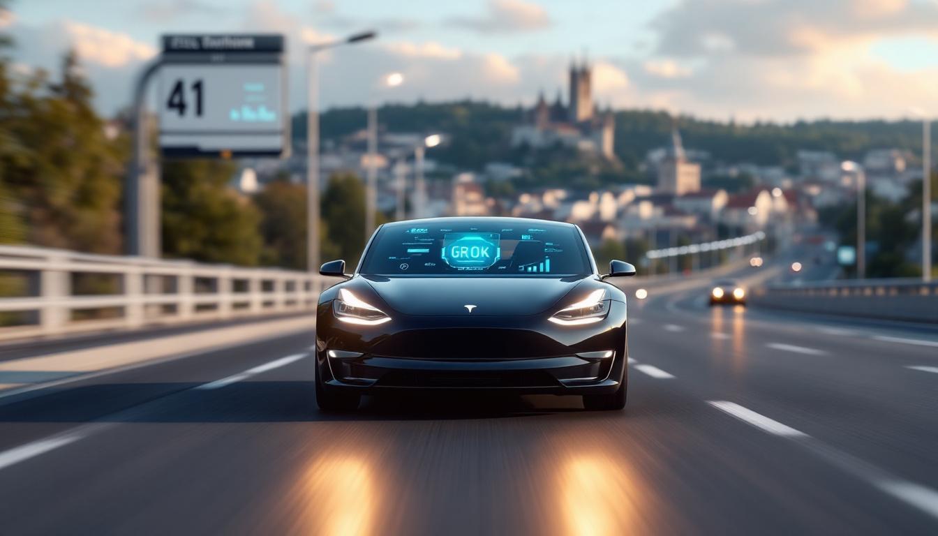 tesla déploie son intelligence artificielle innovante grok sur certains modèles en europe, offrant une avancée technologique majeure pour une expérience de conduite intelligente et révolutionnaire.