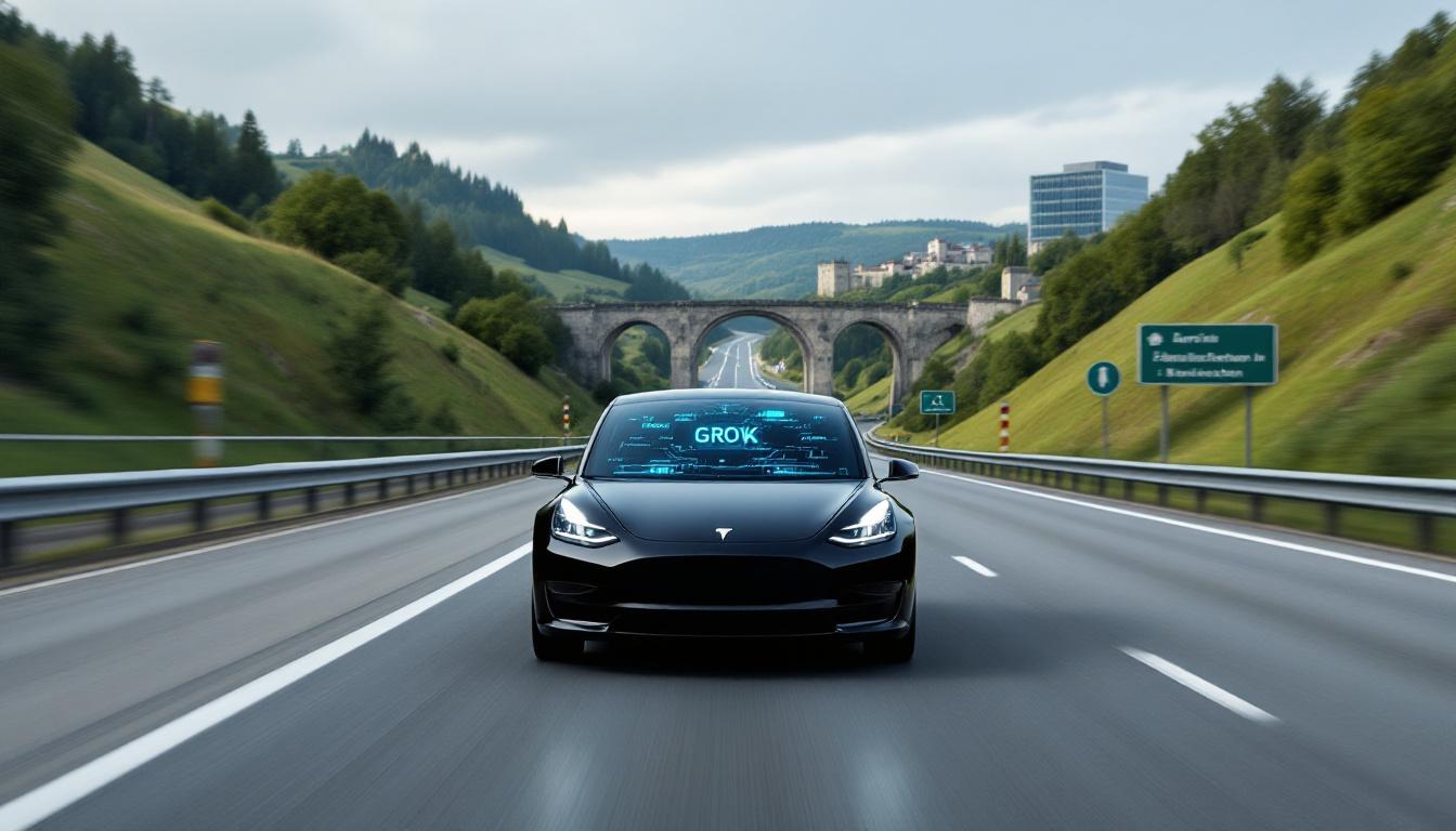 tesla introduit l'intelligence artificielle grok sur certains modèles en europe, marquant une avancée révolutionnaire pour la technologie automobile et l'expérience de conduite.