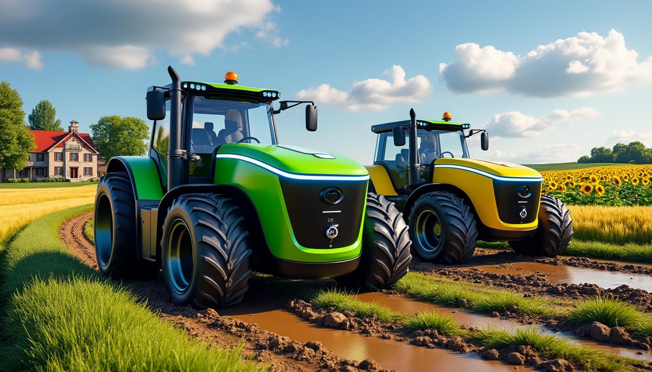 découvrez les tracteurs révolutionnaires équipés de batteries électriques innovantes, conçues localement dans le loiret, illustrant une avancée majeure dans l'agriculture durable.