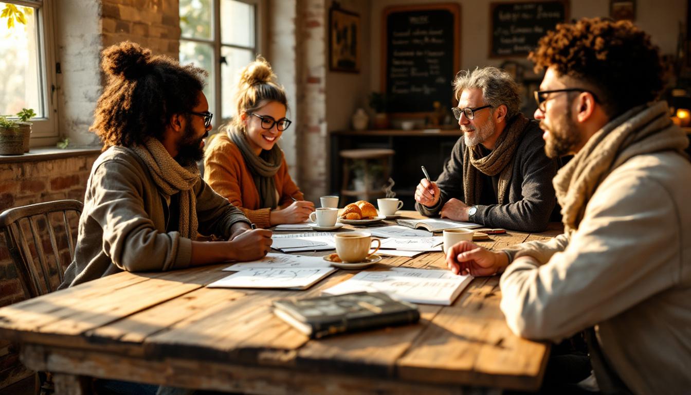 participez à un débat convivial à belbèze-de-lauragais autour d'un café pour discuter des enjeux passionnants de l'intelligence artificielle.