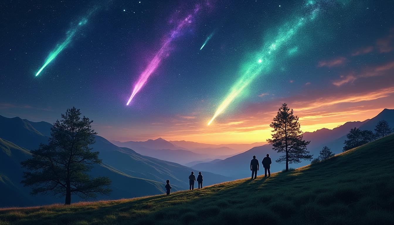 découvrez les chroniques célestes, une série de récits captivants sur les météores observés au parc du cosmos, qui vous plongeront au cœur des merveilles de l'univers.