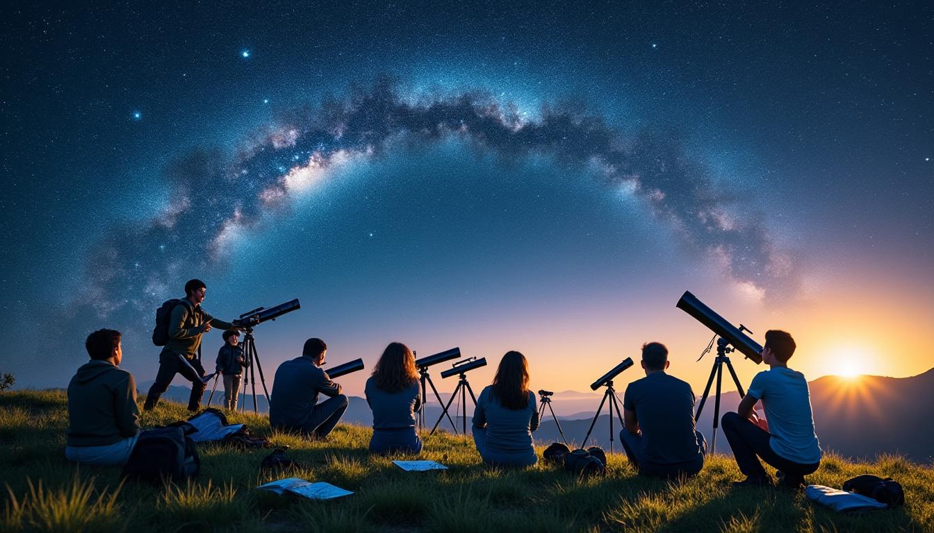 découvrez la méaugon, un lieu où les passionnés du ciel se réunissent pour admirer et partager la beauté fascinante du spectacle céleste.