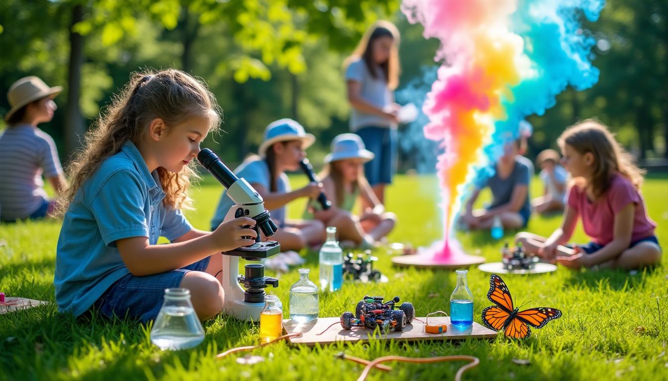 découvrez des vacances ludiques et éducatives avec instant science, une aventure scientifique unique spécialement conçue pour les jeunes. apprenez en vous amusant !