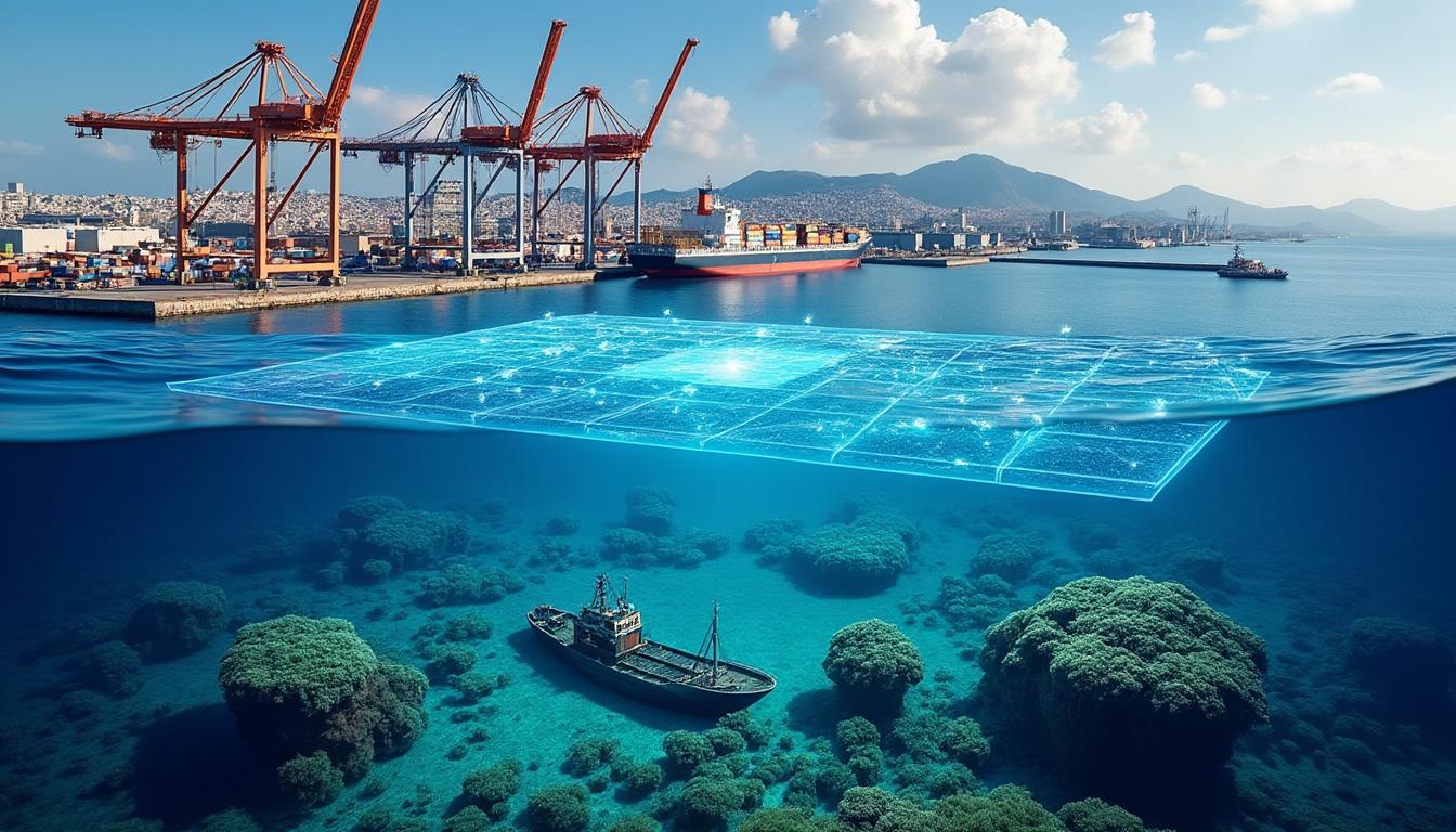 découvrez comment le port de barcelone utilise un jumeau numérique innovant pour cartographier avec précision ses fonds marins, améliorant ainsi la gestion et la sécurité maritime.